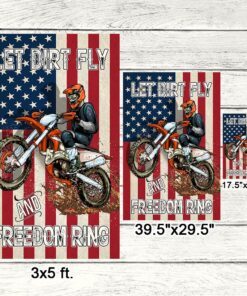 motocross patriotic american flag tpt291f 8316