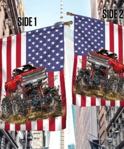 mud bogging flag mud bog truck american flag trh1851f 2429