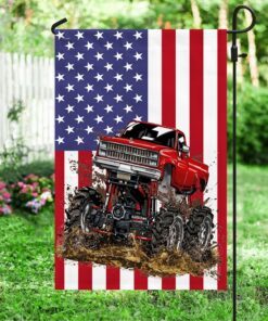 mud bogging flag mud bog truck american flag trh1851f 2616
