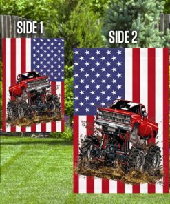 mud bogging flag mud bog truck american flag trh1851f 8333