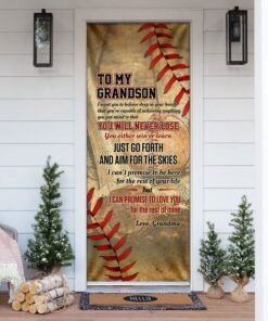 my baseball grandson, love grandma door cover 1109