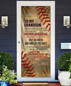 my baseball grandson, love grandma door cover 4423