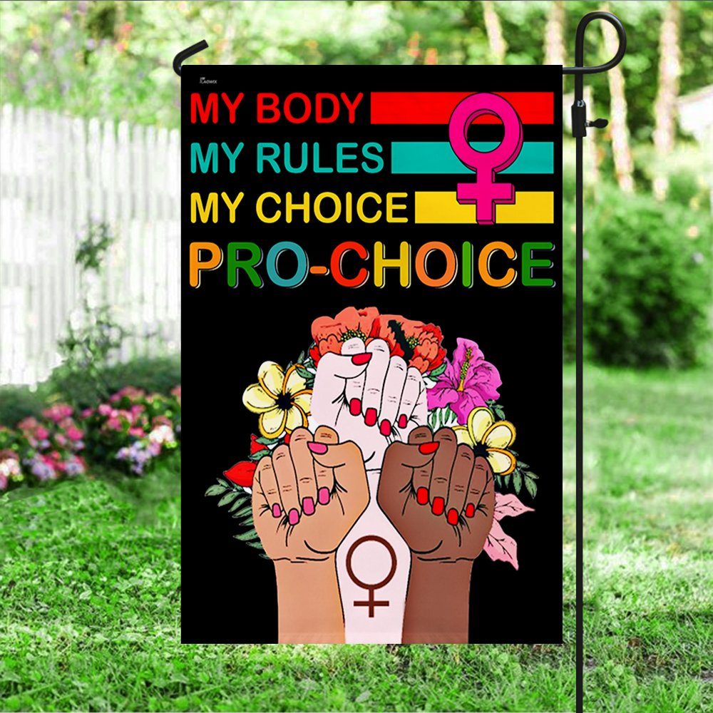 My Body My Choice Flag Pro-Choice Abortion Rights TQN295F - Image 4