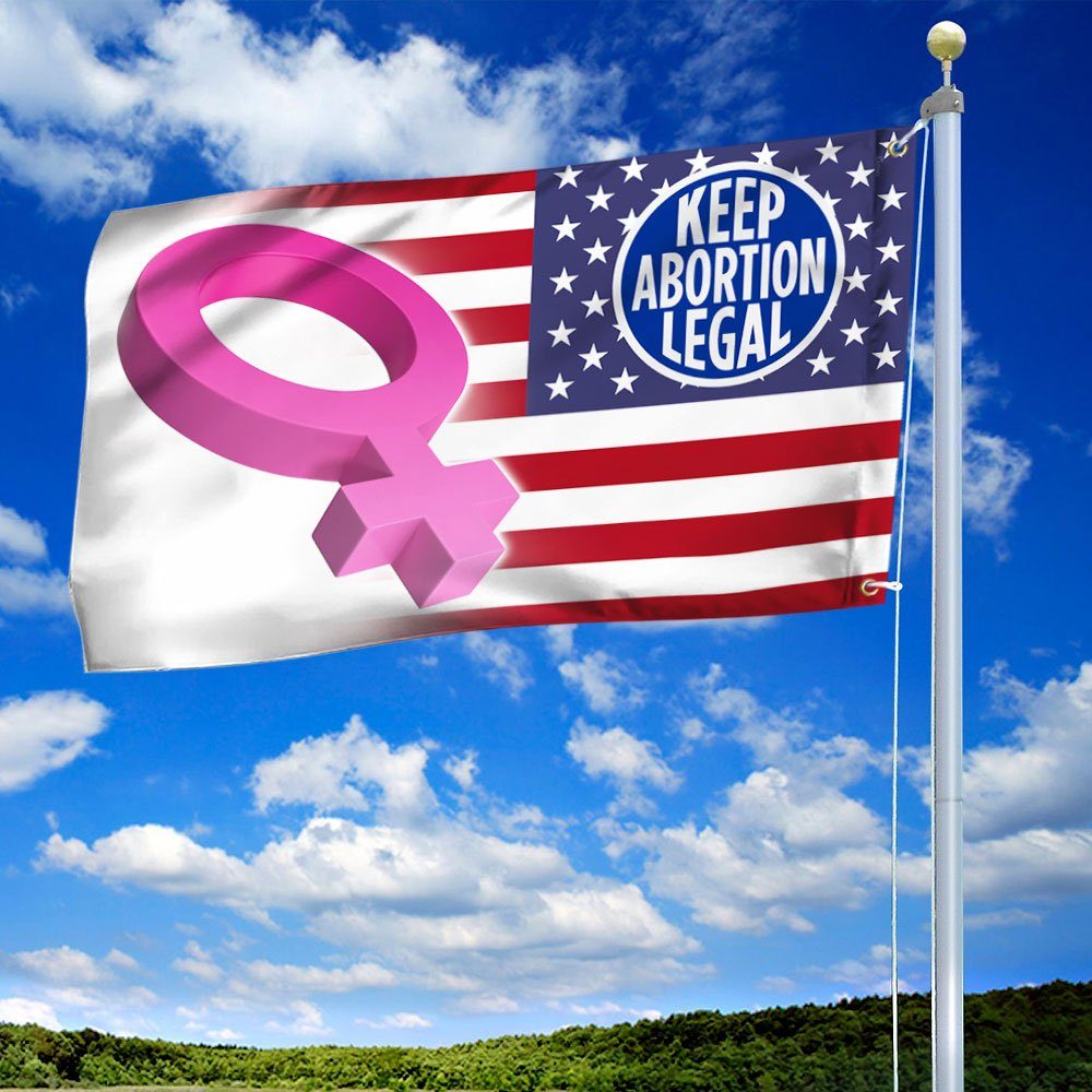 My Body My choice Grommet Flag Keep Abortion Legal TQN300GF - Image 2