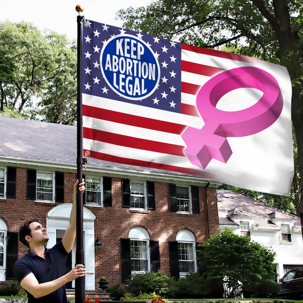 My Body My choice Grommet Flag Keep Abortion Legal TQN300GF - Image 4