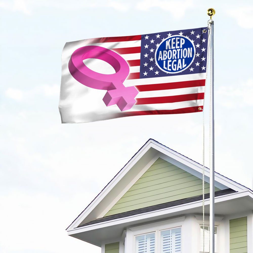 My Body My choice Grommet Flag Keep Abortion Legal TQN300GF - Image 5