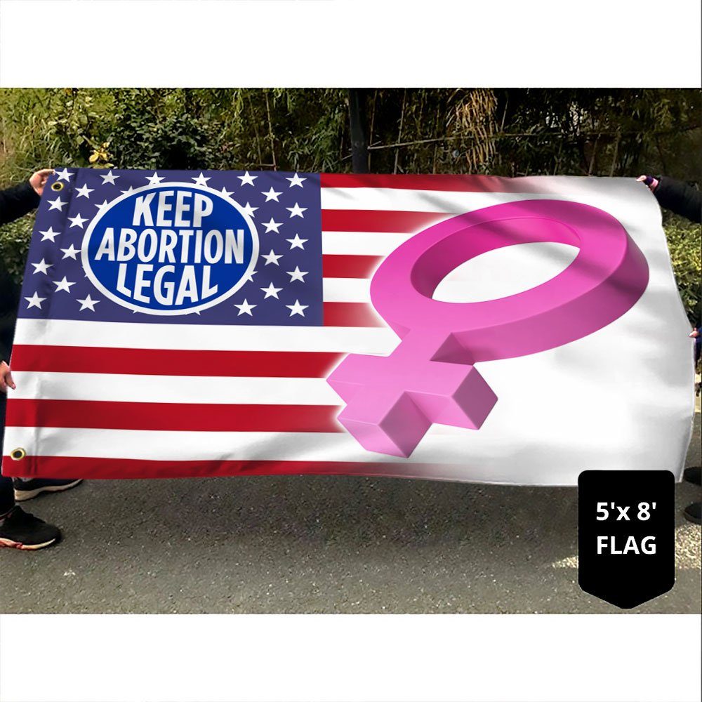 My Body My choice Grommet Flag Keep Abortion Legal TQN300GF - Image 3