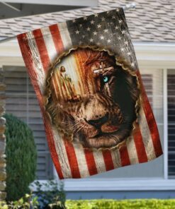 my god jesus christian american flag thn3565f 6123