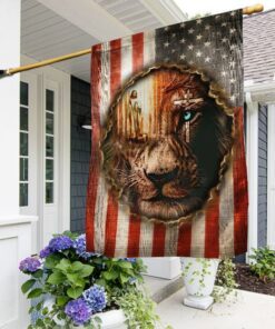 My God Jesus Christian American Flag THN3565F