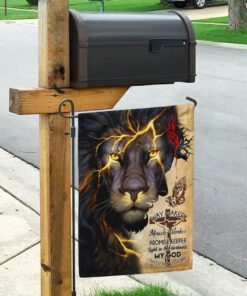 my god that is who you are lion flag 1104