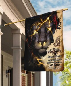 My God That Is Who You Are Lion Flag