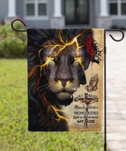 my god that is who you are lion flag 7678