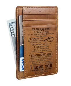 my husband, my everything card wallet, the perfect mens gift, gift for boyfriend, husband, christmas gift, card wallet, leather wallet for men husband boyfriend, card wallet lnt723cw 8242
