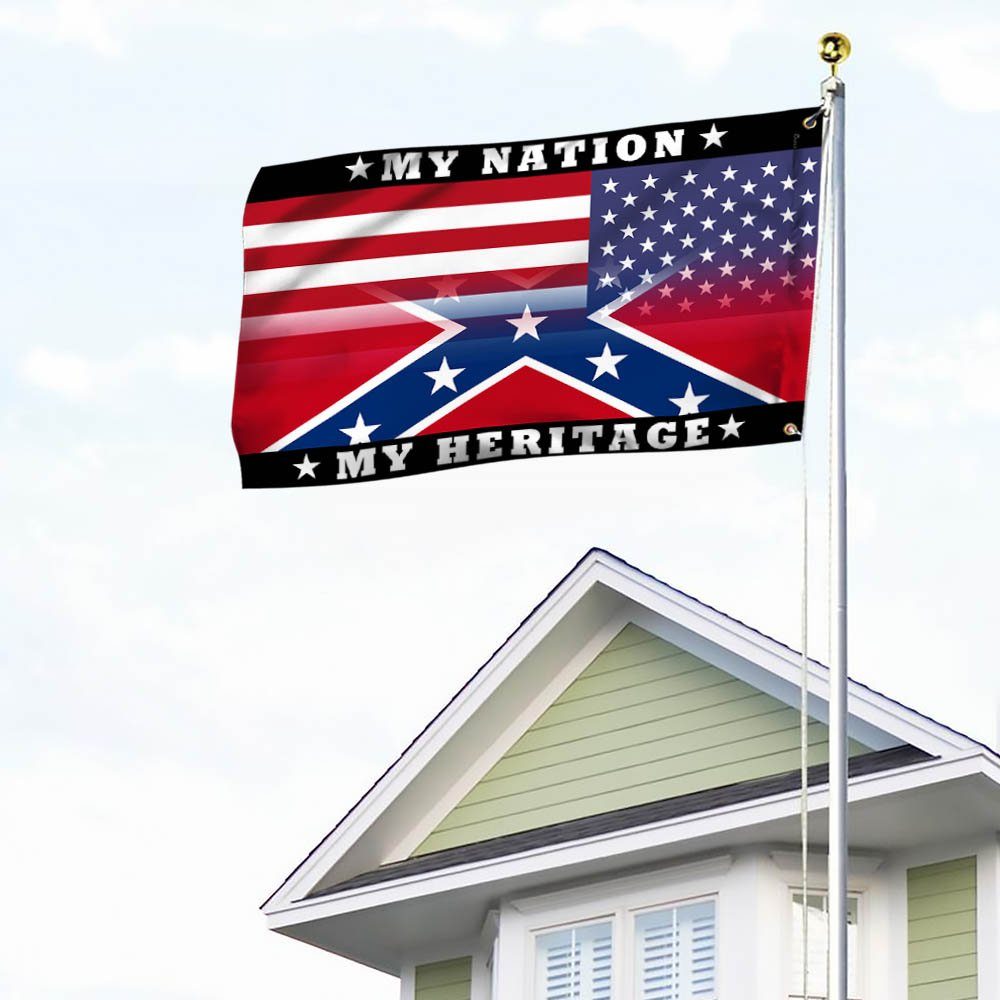 My Nation, My Heritage Confederate Dixie American Flag THH3821GF - Image 4