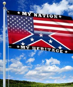 my nation, my heritage confederate dixie american flag thh3821gf 2552
