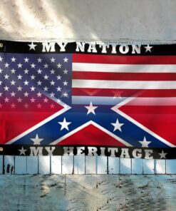 my nation, my heritage confederate dixie american flag thh3821gf 2726