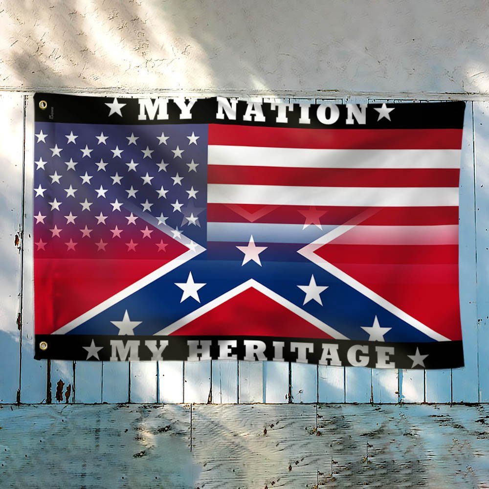 My Nation, My Heritage Confederate Dixie American Flag THH3821GF - Image 3