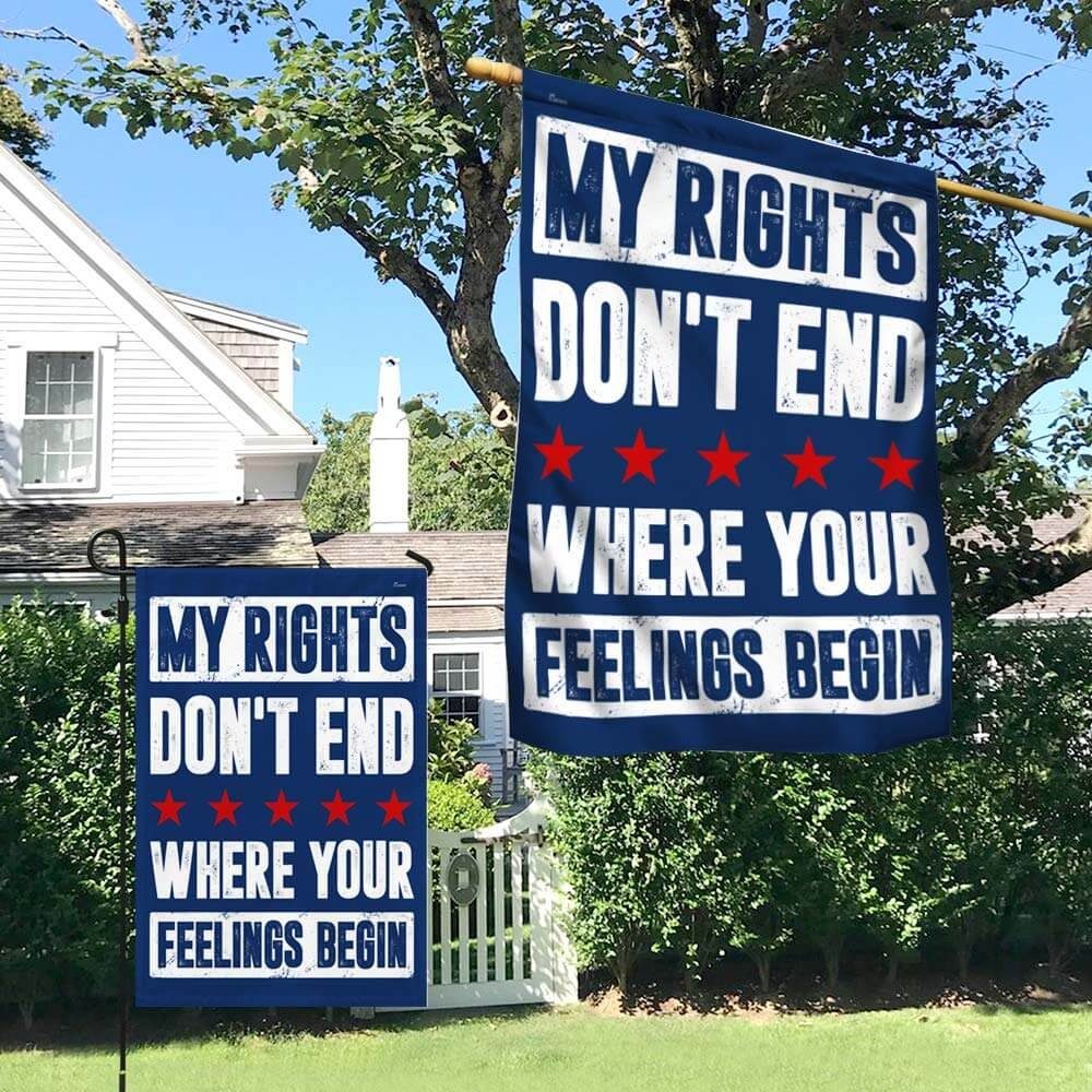 My Rights Don't End Where Your Feelings Begin Flag MLN1126F - Image 4