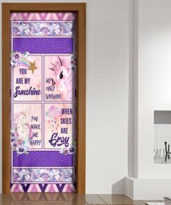 my sunshine unicorn door cover 7465