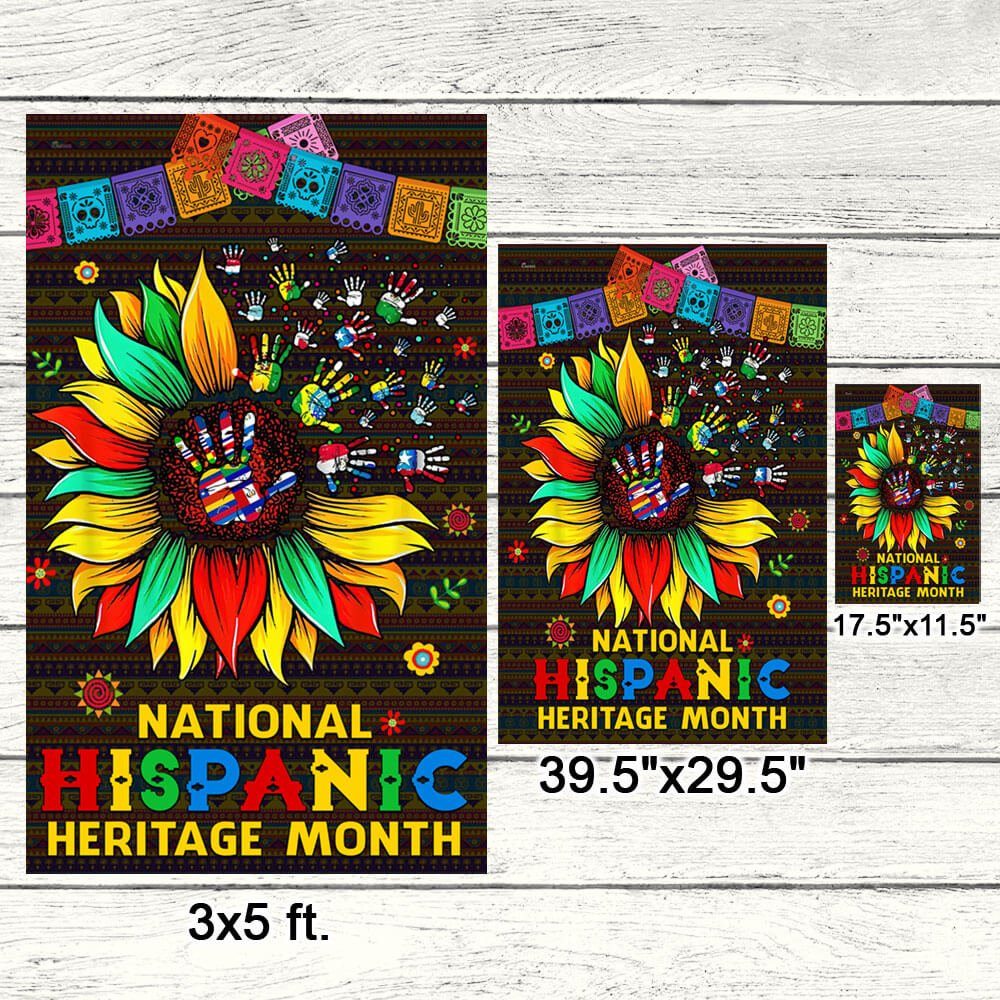 National Hispanic Heritage Month Flag MLN412F - Image 7