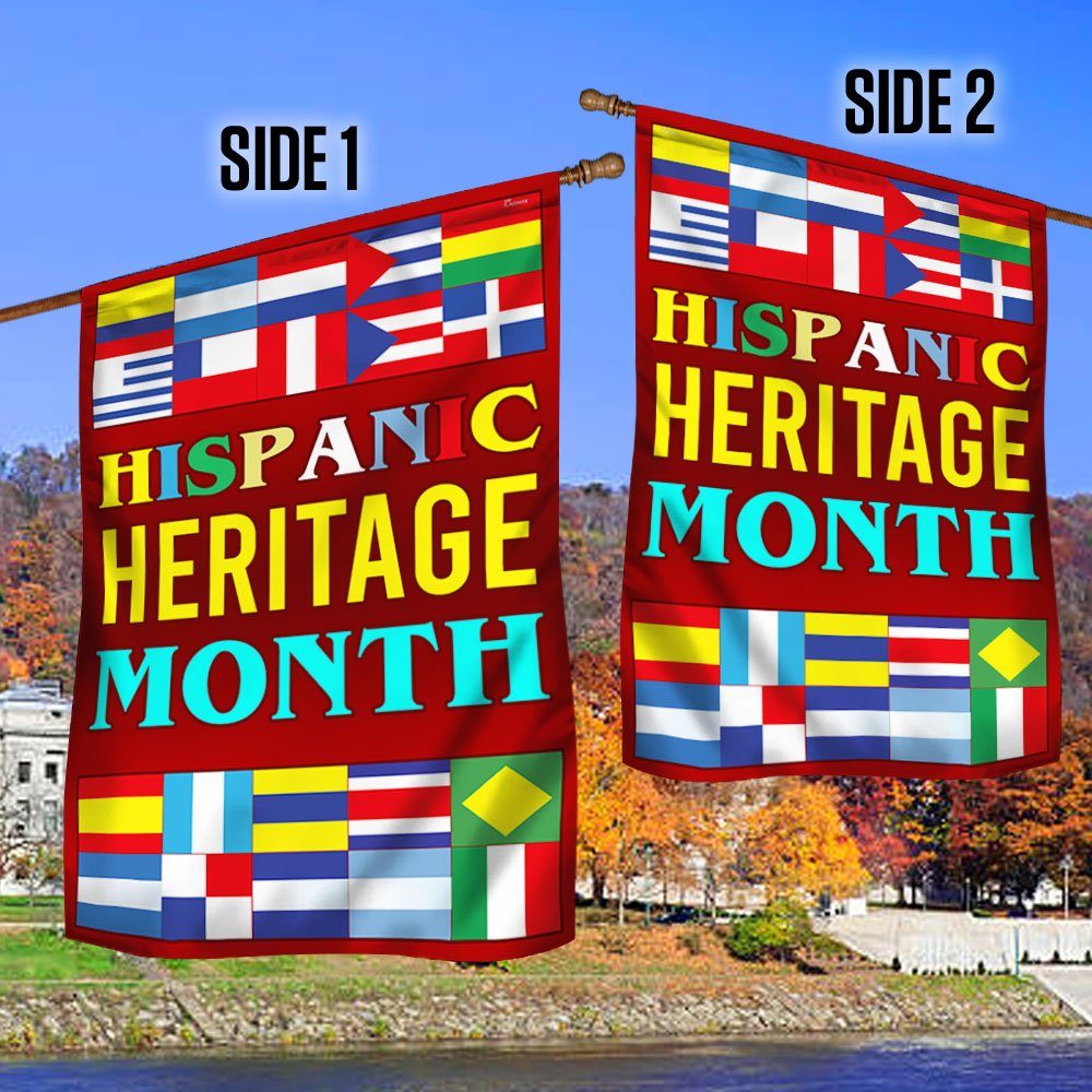 National Hispanic Heritage Month Flag Unique LNT566F - Image 2