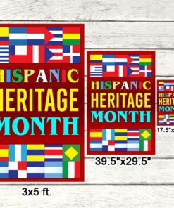 national hispanic heritage month flag unique lnt566f 2377