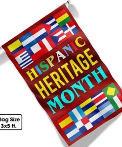 national hispanic heritage month flag unique lnt566f 7842