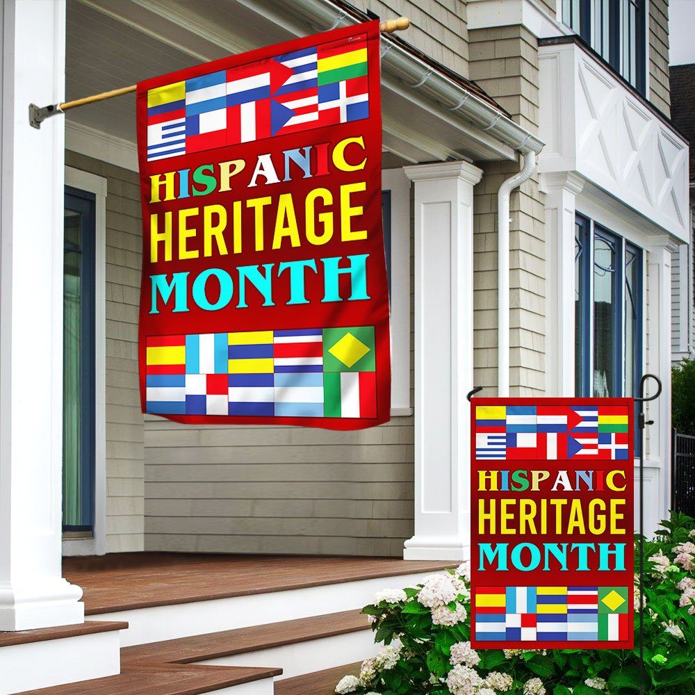 National Hispanic Heritage Month Flag Unique LNT566F - Image 4