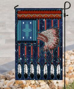 native american flag 8214