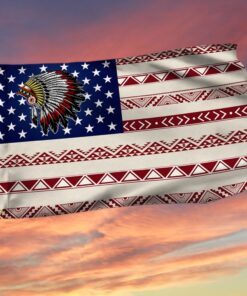 Native American Grommet Flag QTR194GF