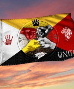 Native American Medicine Wheel Grommet Flag MLH2264GF