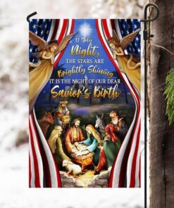nativity of jesus. jesus is born flag thb3547f 1659
