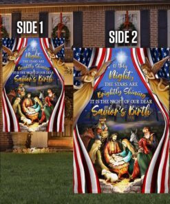nativity of jesus. jesus is born flag thb3547f 7979