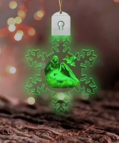 nativity of jesus christmas led acrylic ornament light, snow flower ornament, holy family, jesus is born tqn703o 8570