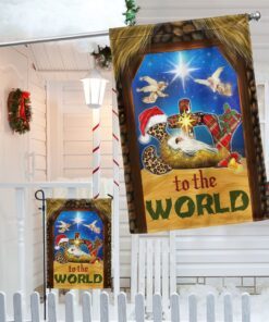 nativity of jesus flag joy to the world lnt681f 1814