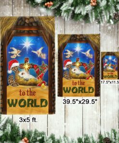 nativity of jesus flag joy to the world lnt681f 3302