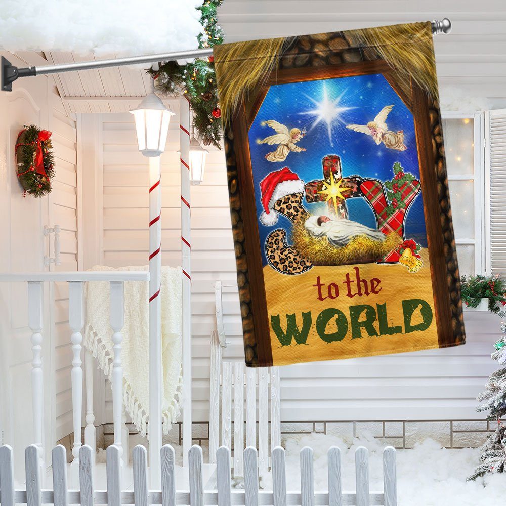 Nativity Of Jesus Flag Joy To The World LNT681F
