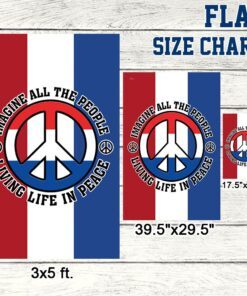 netherland hippie flag imagine all the people living life in peace bnn243f 8888
