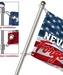 never forget, memorial veteran flag tpt590gf 1030