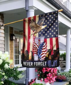 Never Forget 9-11 American Eagle U.S. Flag TRL1160F