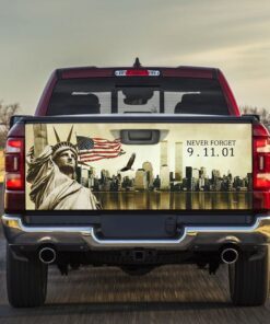 Never Forget 9-11 Truck Tailgate Decal Sticker Wrap TRL1164TD