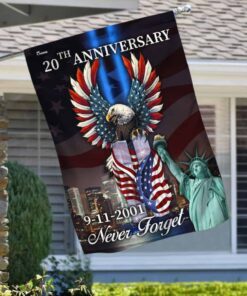 never forget 911 memorial flag ddh2748f 1427