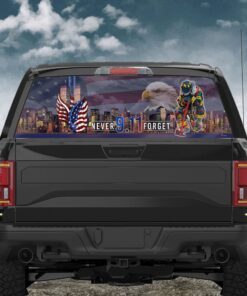 Never Forget September 11th American Rear Window Decal LHA1567CD