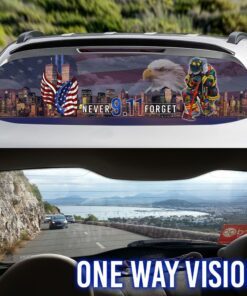 never forget september 11th american rear window decal lha1567cd 5844