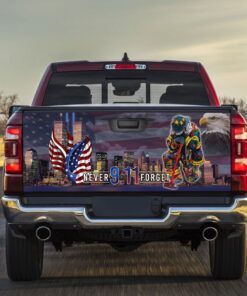 Never Forget September 11th American Truck Tailgate Decal Sticker Wrap LHA1567TD