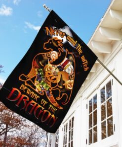 never mind the witch, beware of the dragon flag 4514