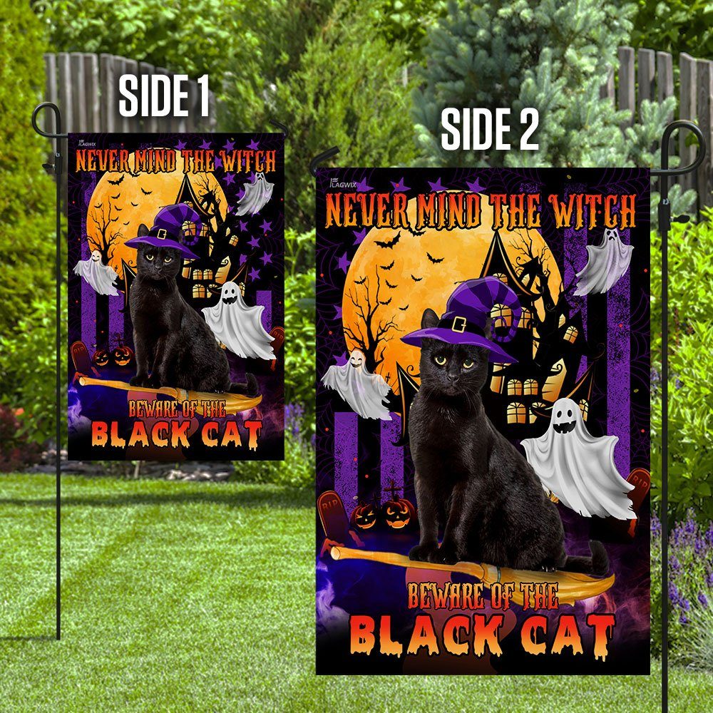 Never Mind The Witch Beware Of The Black Cat Flag - Image 8
