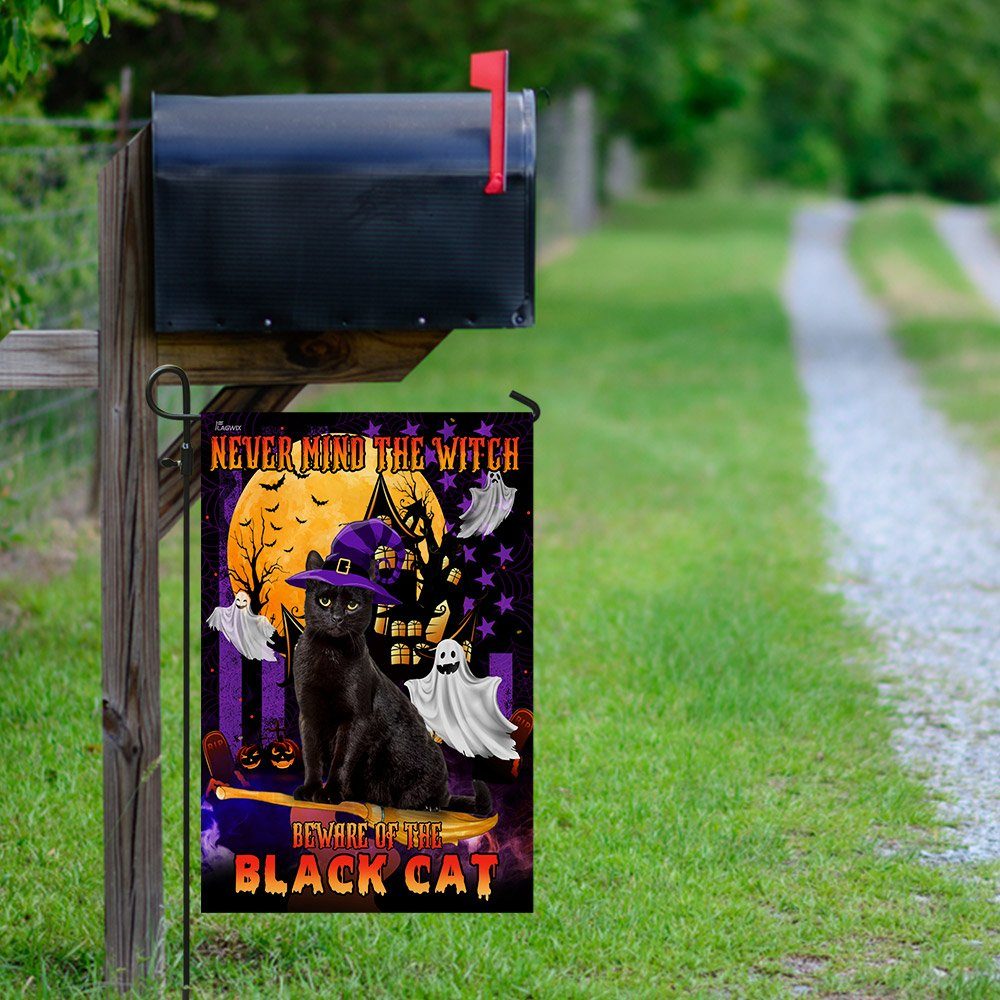 Never Mind The Witch Beware Of The Black Cat Flag - Image 9