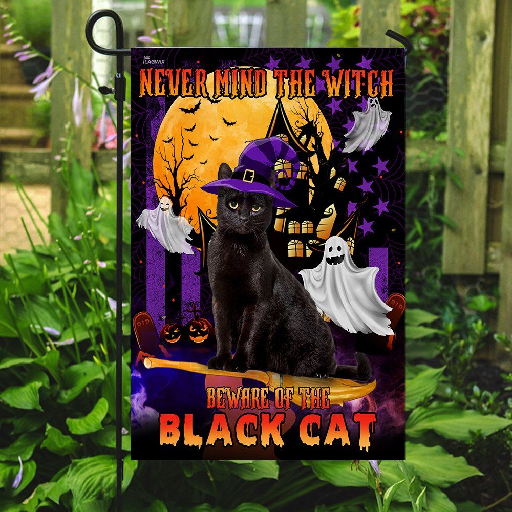 Never Mind The Witch Beware Of The Black Cat Flag - Image 7