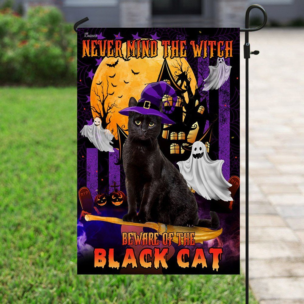 Never Mind The Witch Beware Of The Black Cat Flag - Image 6